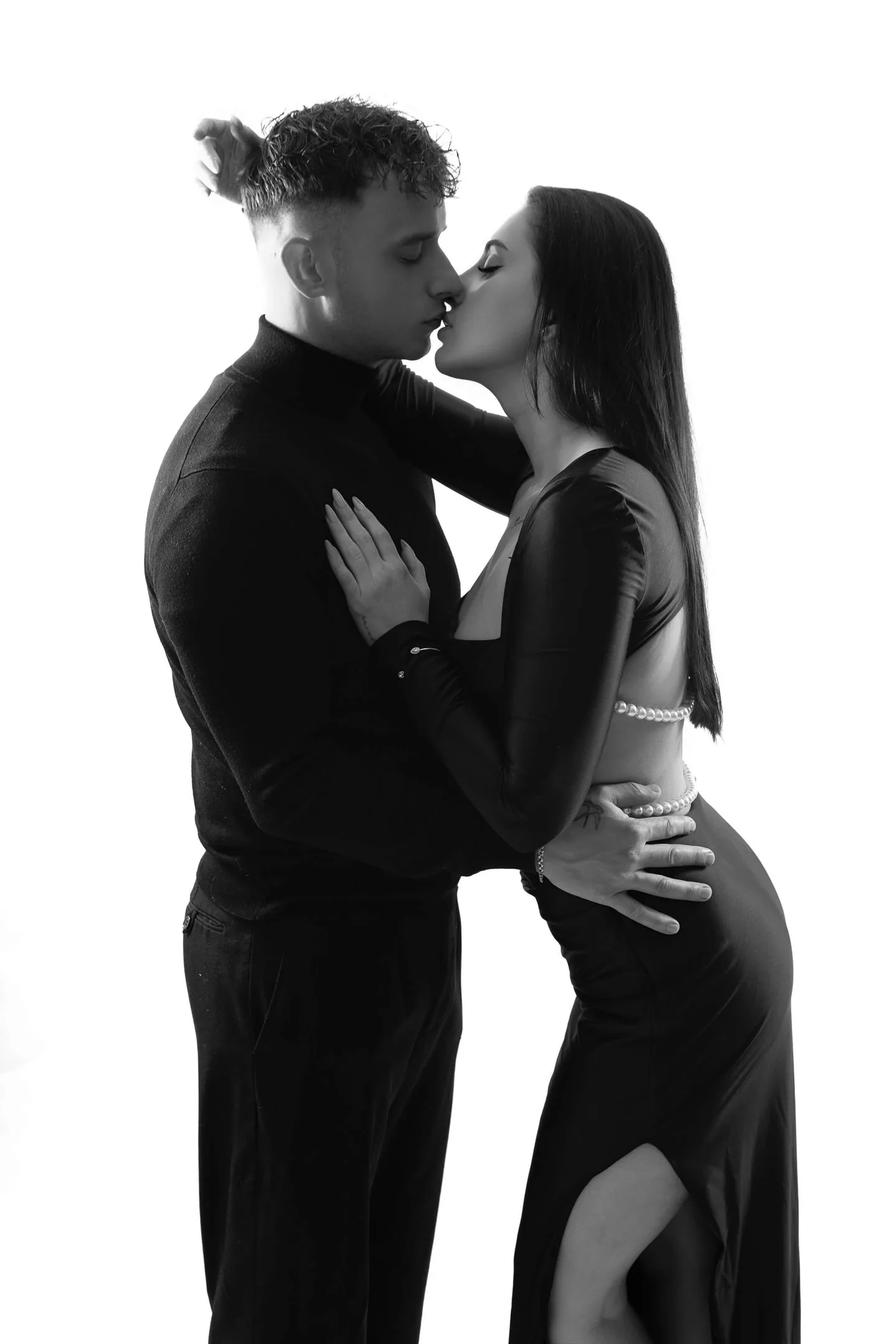 Couple portrait detail, Aberdeen