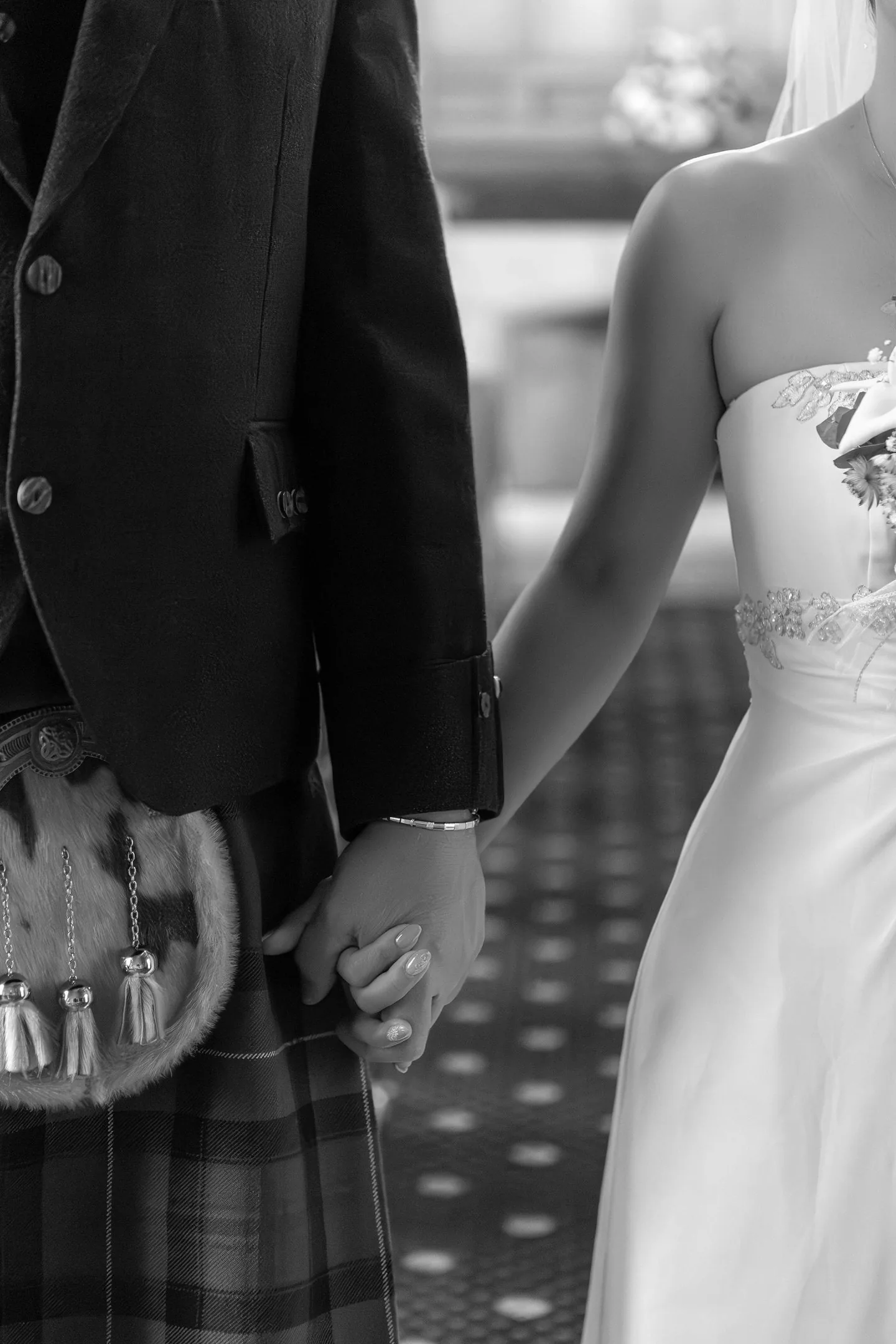 Wedding couple portrait, Aberdeen