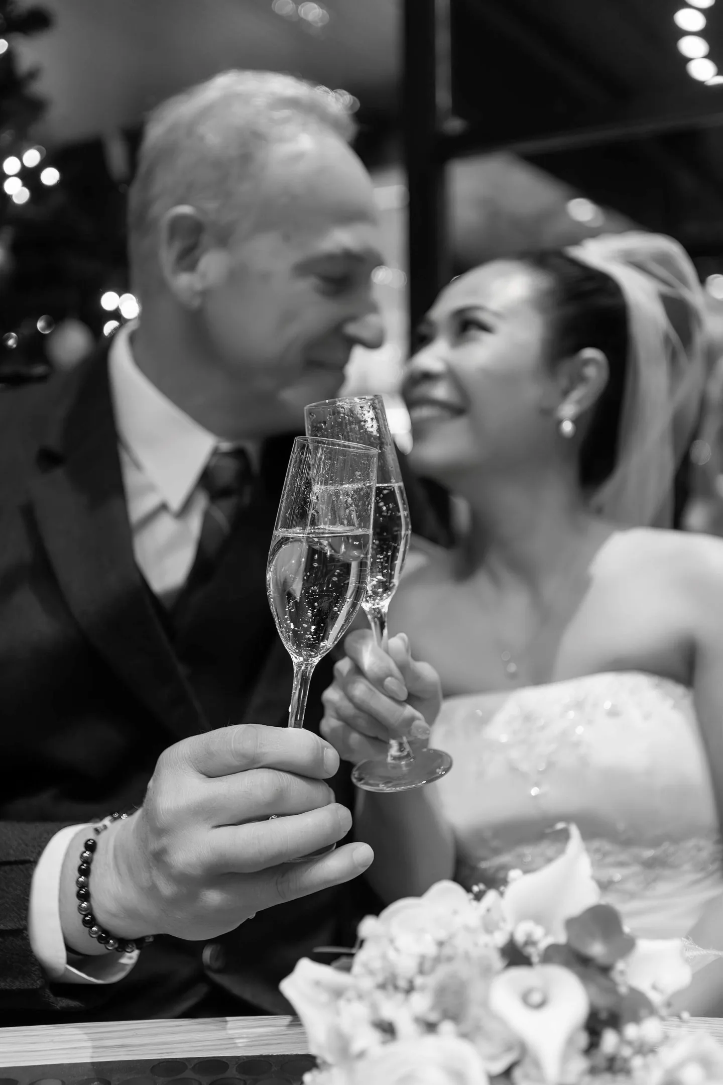 Emotional wedding moment, Aberdeen