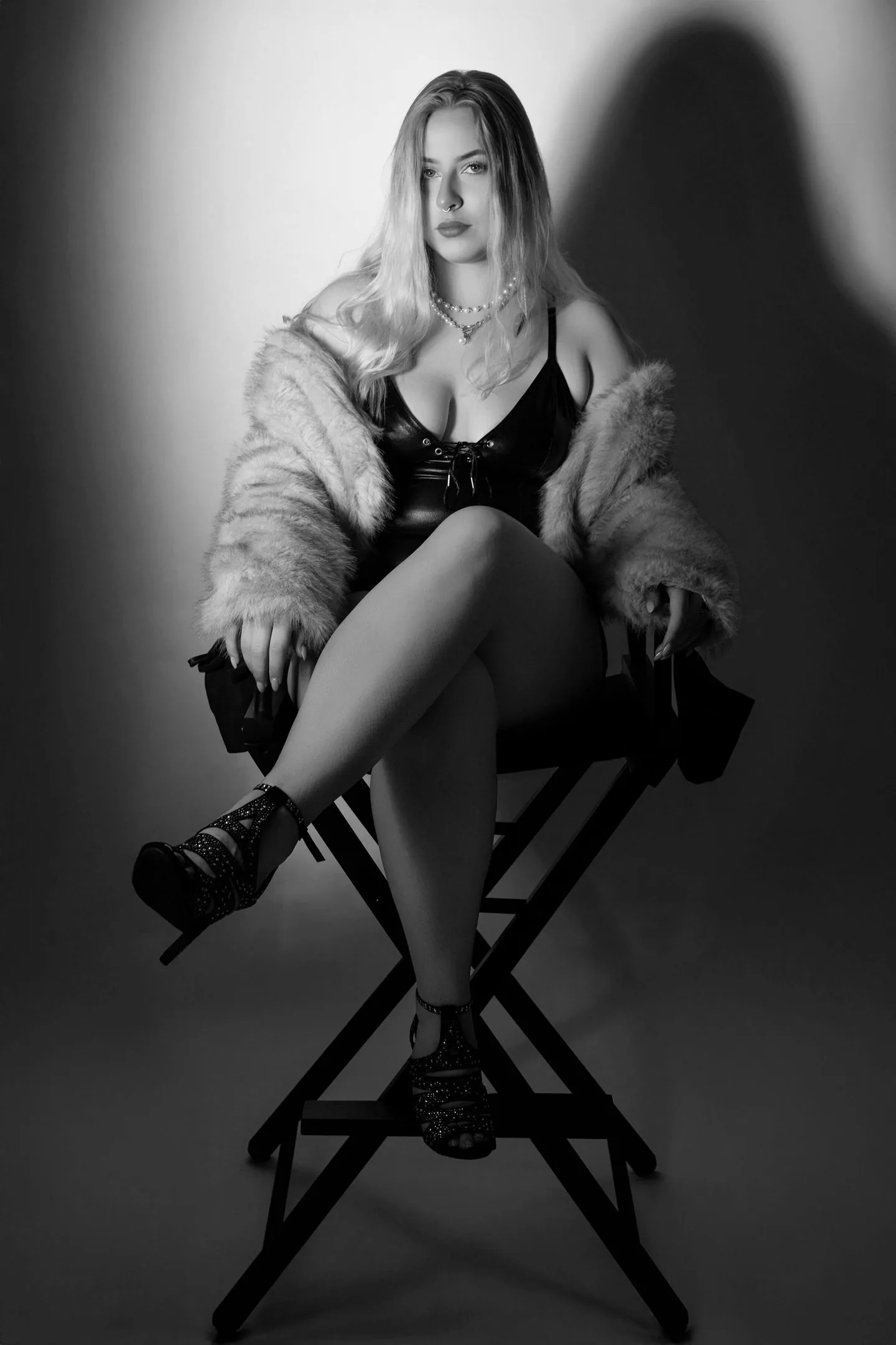 Magazine style studio portrait, Aberdeen